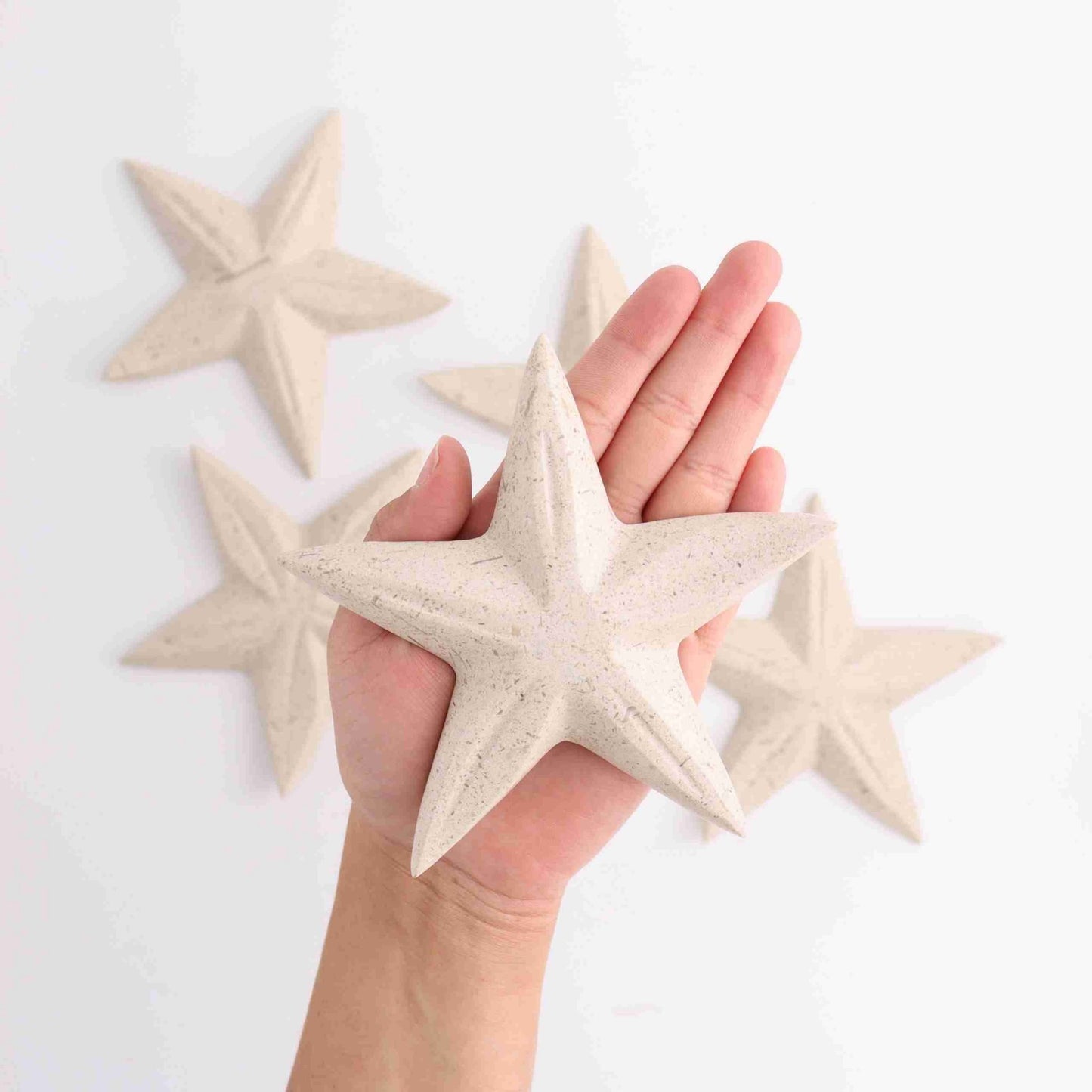 Tan Marble Large Starfish | Mi Esperanza Minerals | Supplier of Crystals and Onyx