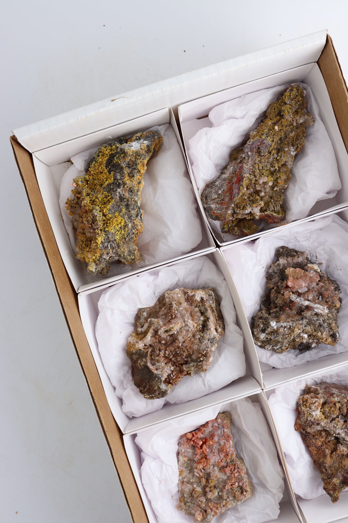Vanadinite Cluster Flat - Expert Supplier of Wholesale Crystals & Bulk Gemstones