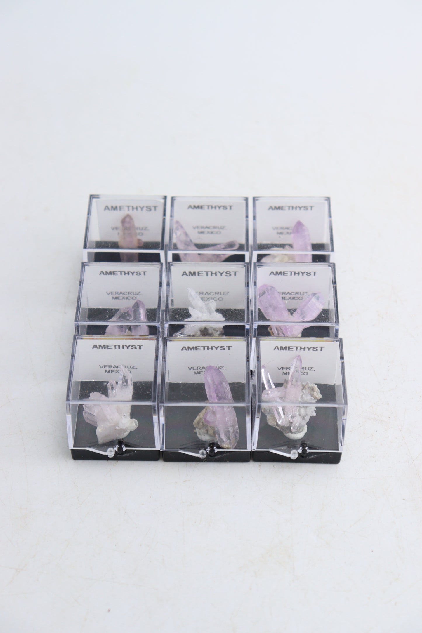 Veracruz Amethyst Clusters Individually Boxed - Expert Supplier of Wholesale Crystals & Bulk Gemstones