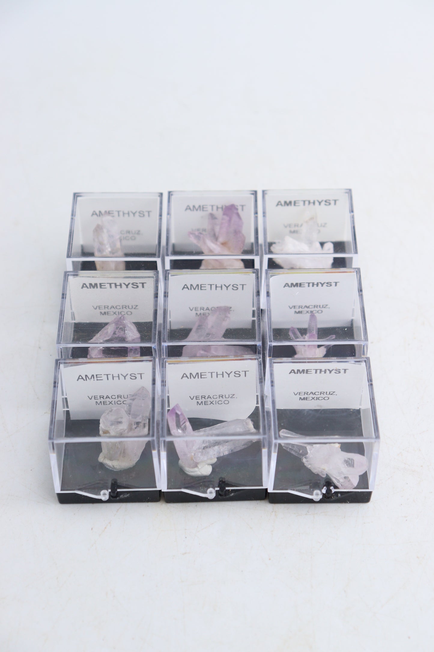 Veracruz Amethyst Clusters Individually Boxed - Expert Supplier of Wholesale Crystals & Bulk Gemstones