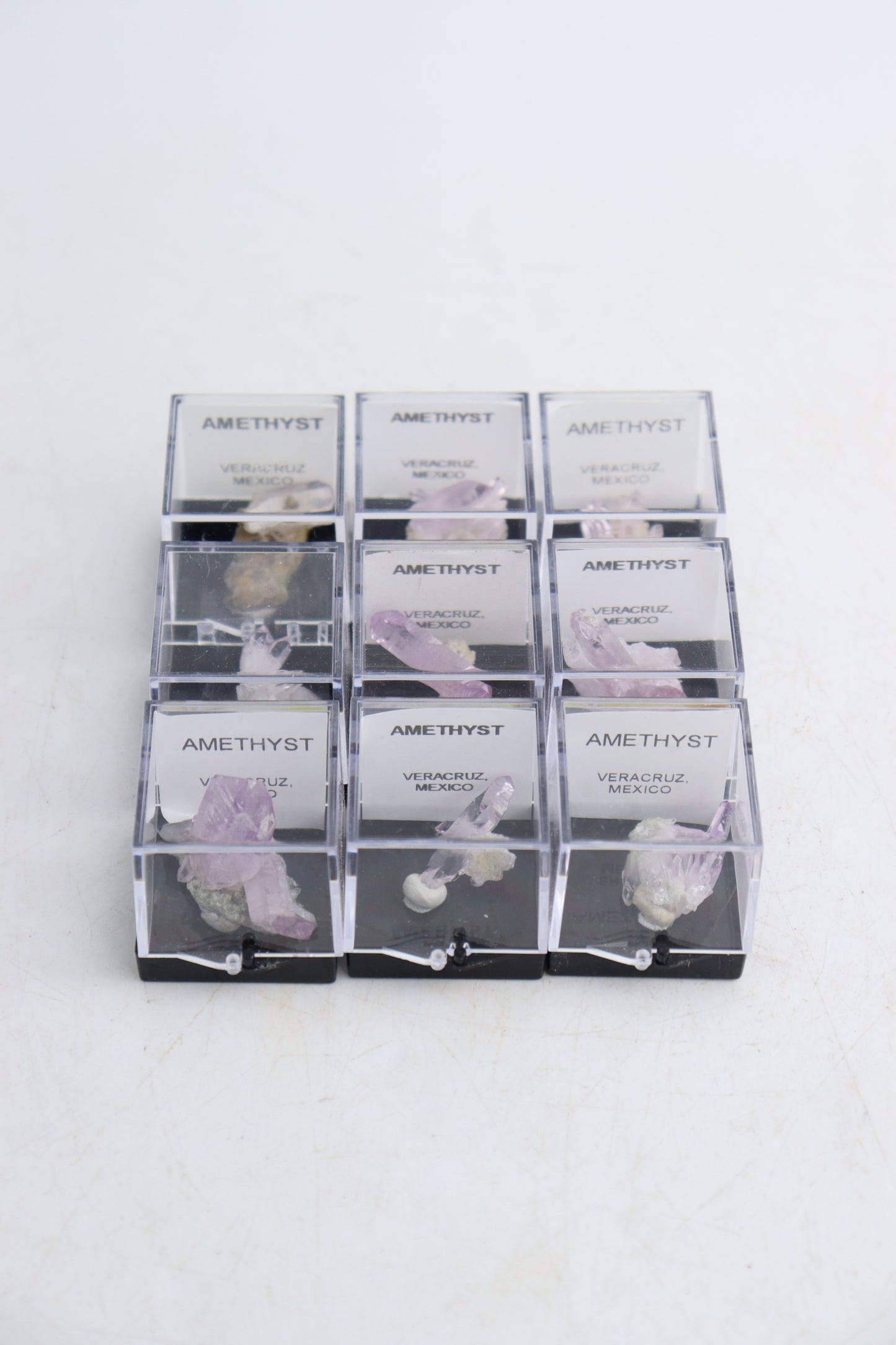 Veracruz Amethyst Clusters Individually Boxed - Expert Supplier of Wholesale Crystals & Bulk Gemstones