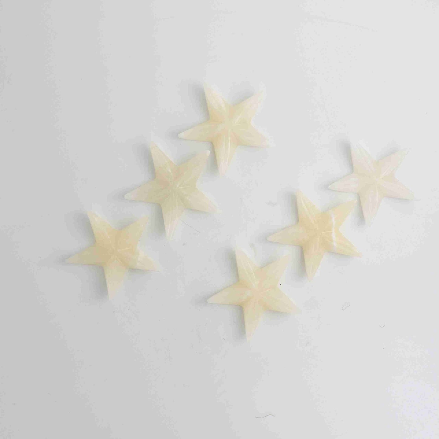 ONE White Onyx Medium Starfish | Mi Esperanza Minerals | Supplier of Crystals and Onyx