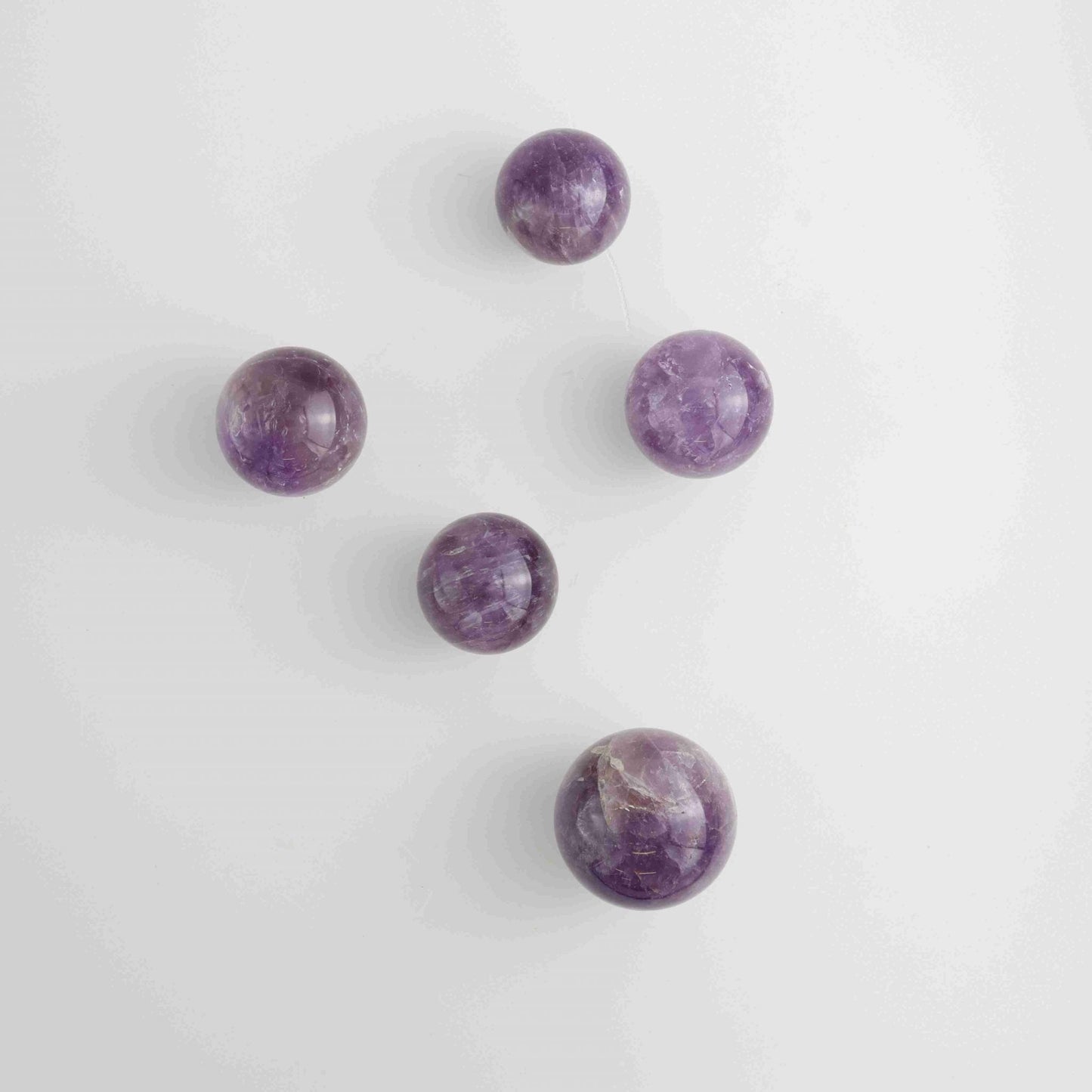 1 Kg Amethyst Spheres | Mi Esperanza Minerals | Supplier of Crystals and Onyx