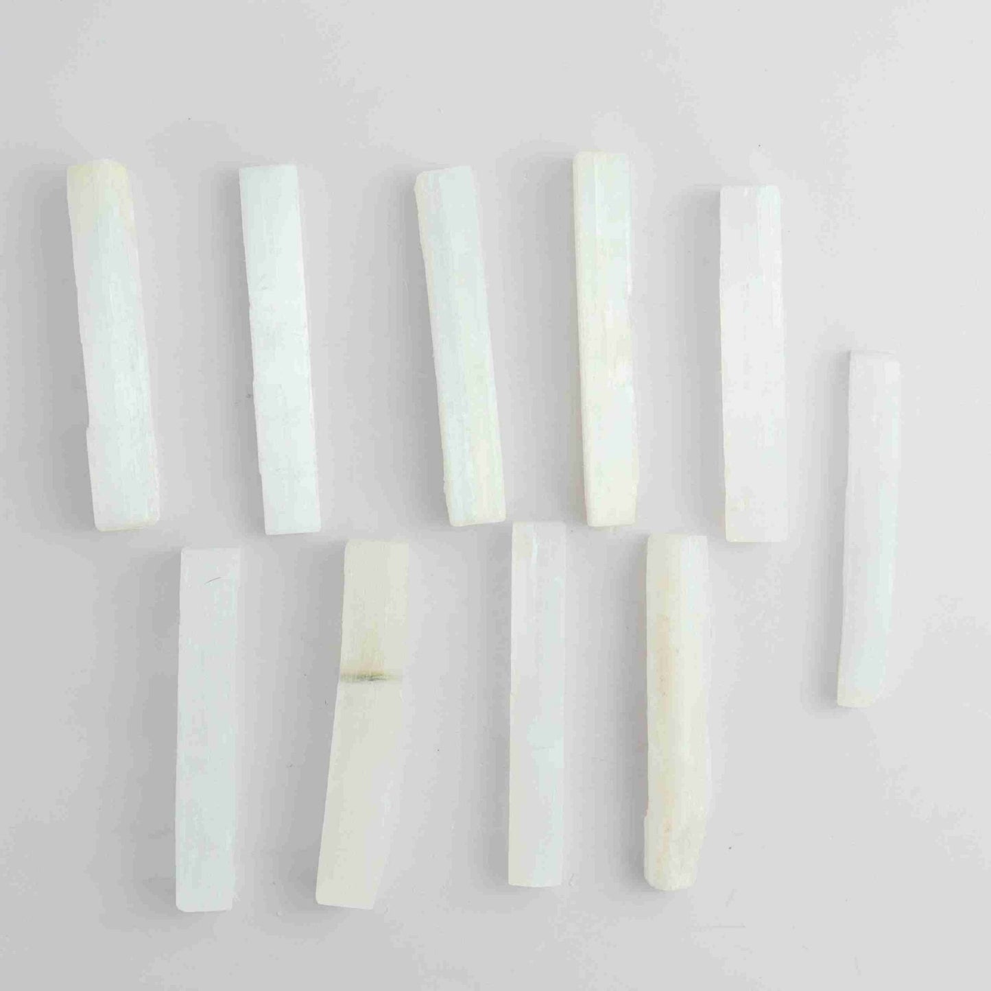 ONE Selenite/Satin Spar 10cm Stick | Mi Esperanza Minerals | Supplier of Crystals and Onyx