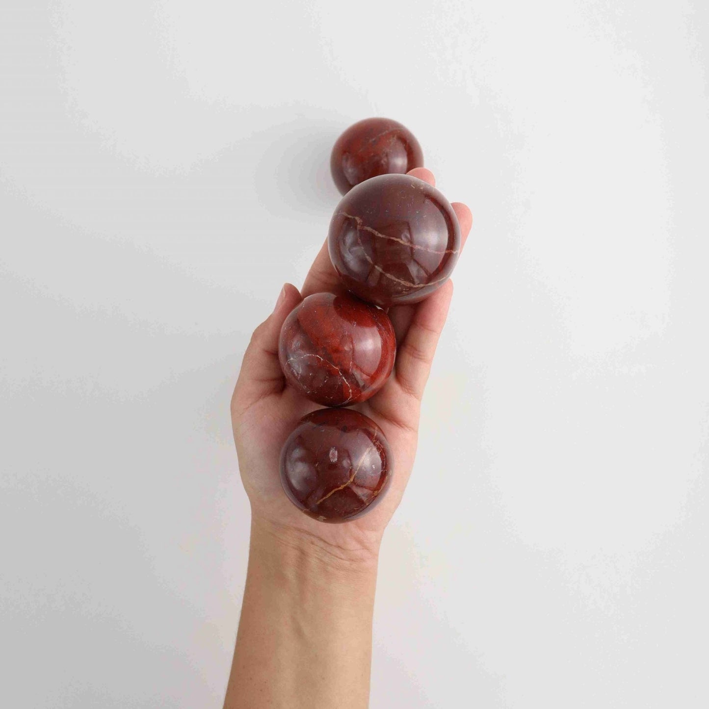 1 Kg Red Jasper Spheres - Expert Vendor of Wholesale Crystals