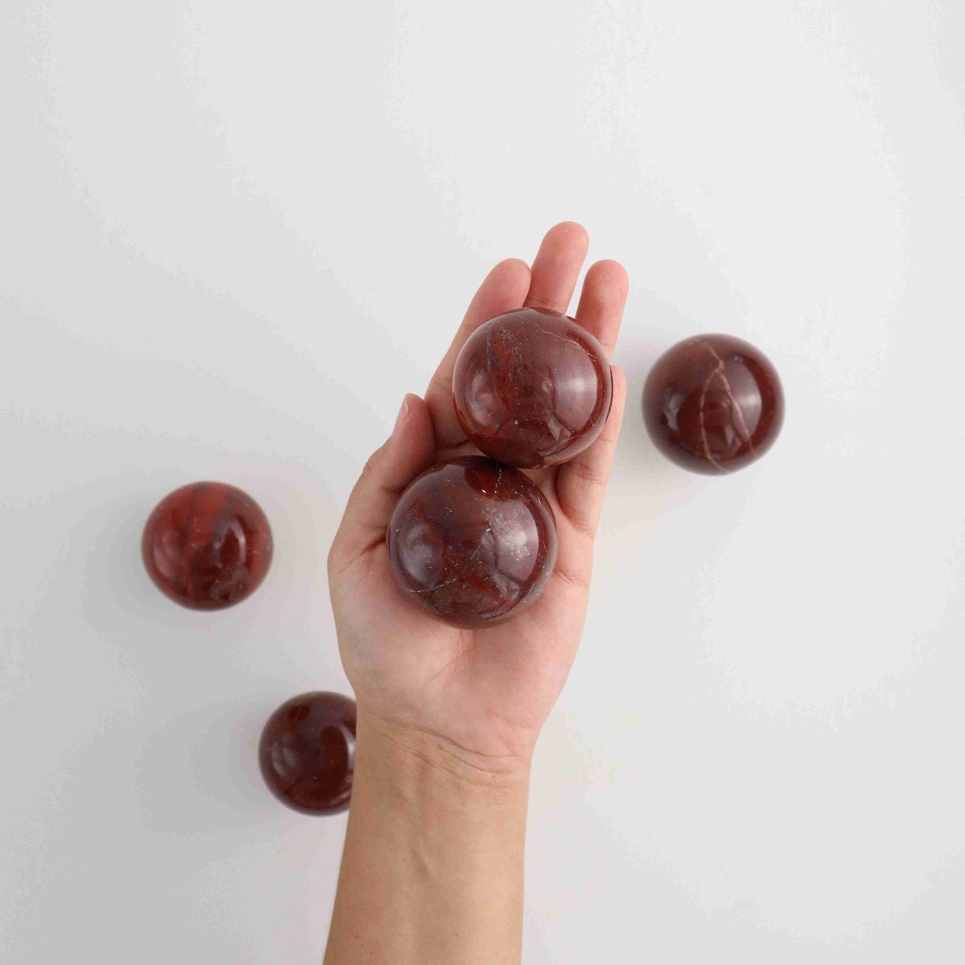 1 Kg Red Jasper Spheres - Expert Vendor of Wholesale Crystals