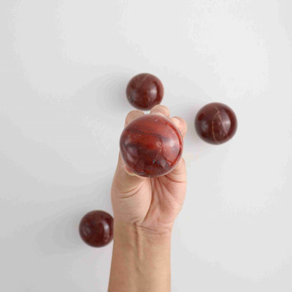 1 Kg Red Jasper Spheres - Expert Vendor of Wholesale Crystals