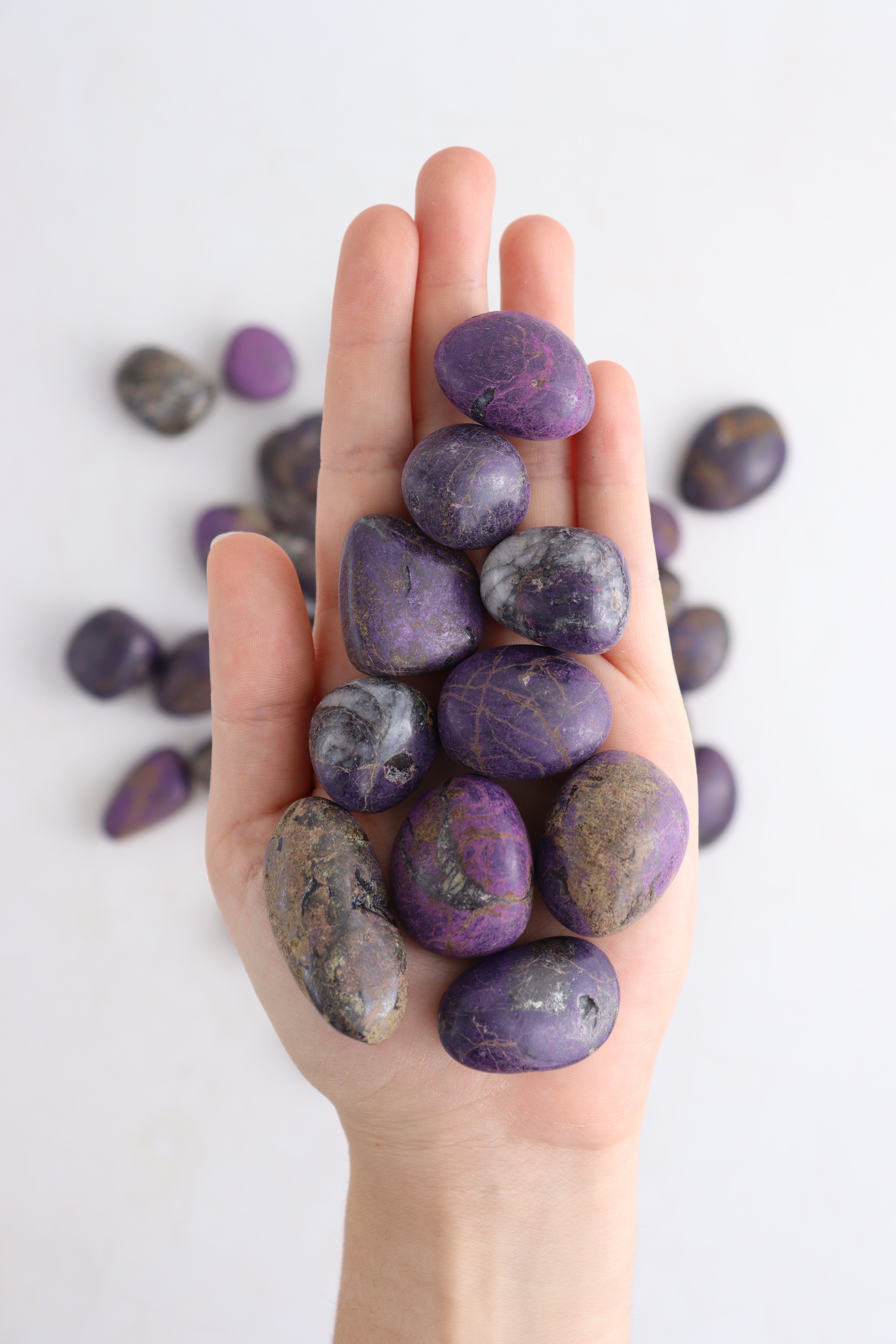 1 Kg Purpurite Tumbles | Wholesale Crystals Vendor – Mi Esperanza Minerals