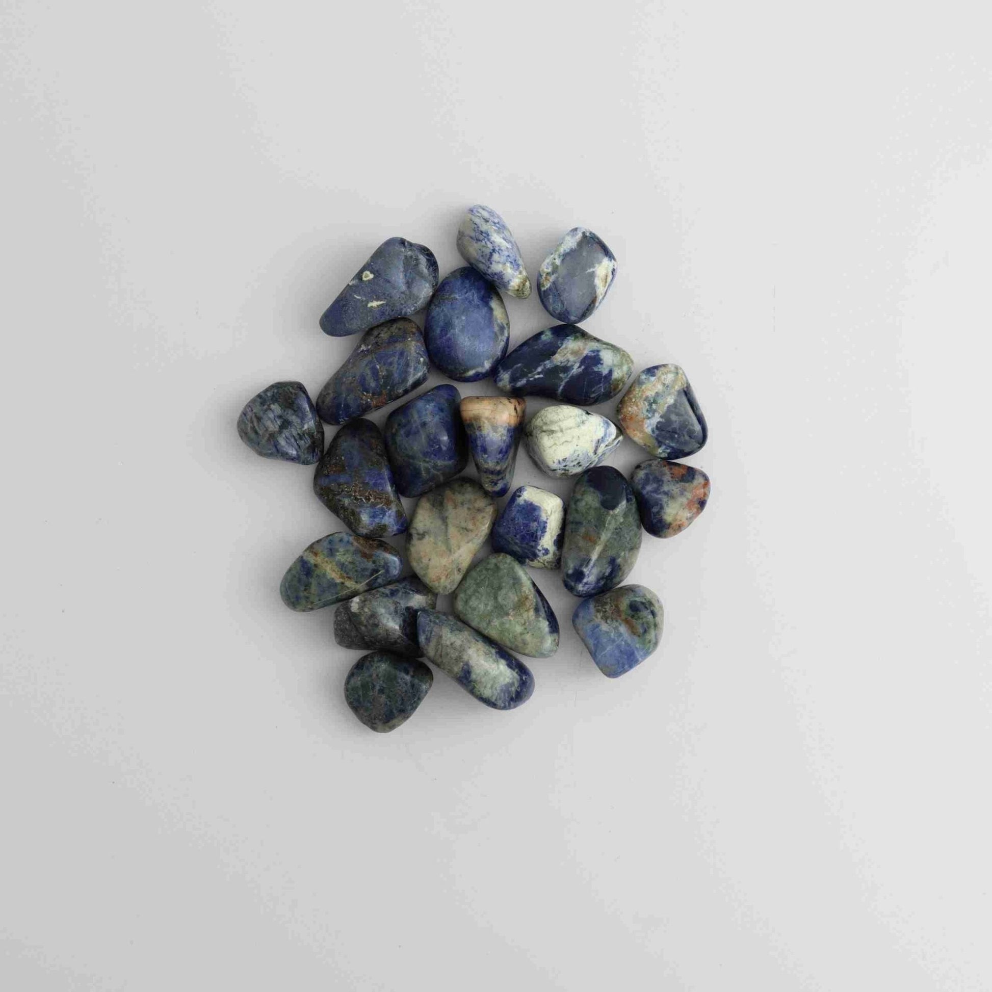 1LB Sodalite Tumble - Expert Vendor of Wholesale Crystals