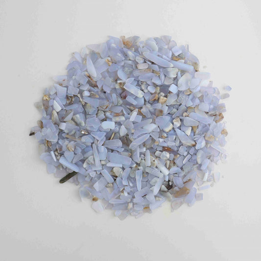 1kg Blue Chalcedony Chips - Expert Vendor of Wholesale Crystals