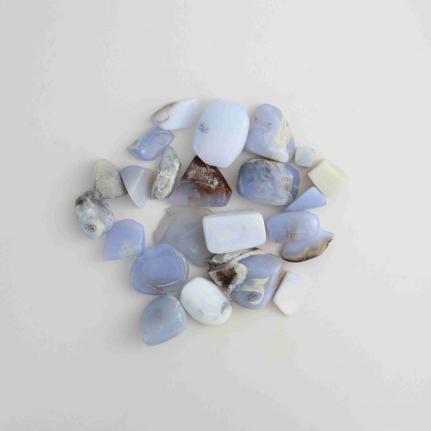 1kg Blue Chalcedony Freeforms - Expert Supplier of Wholesale Crystals & Bulk Gemstones