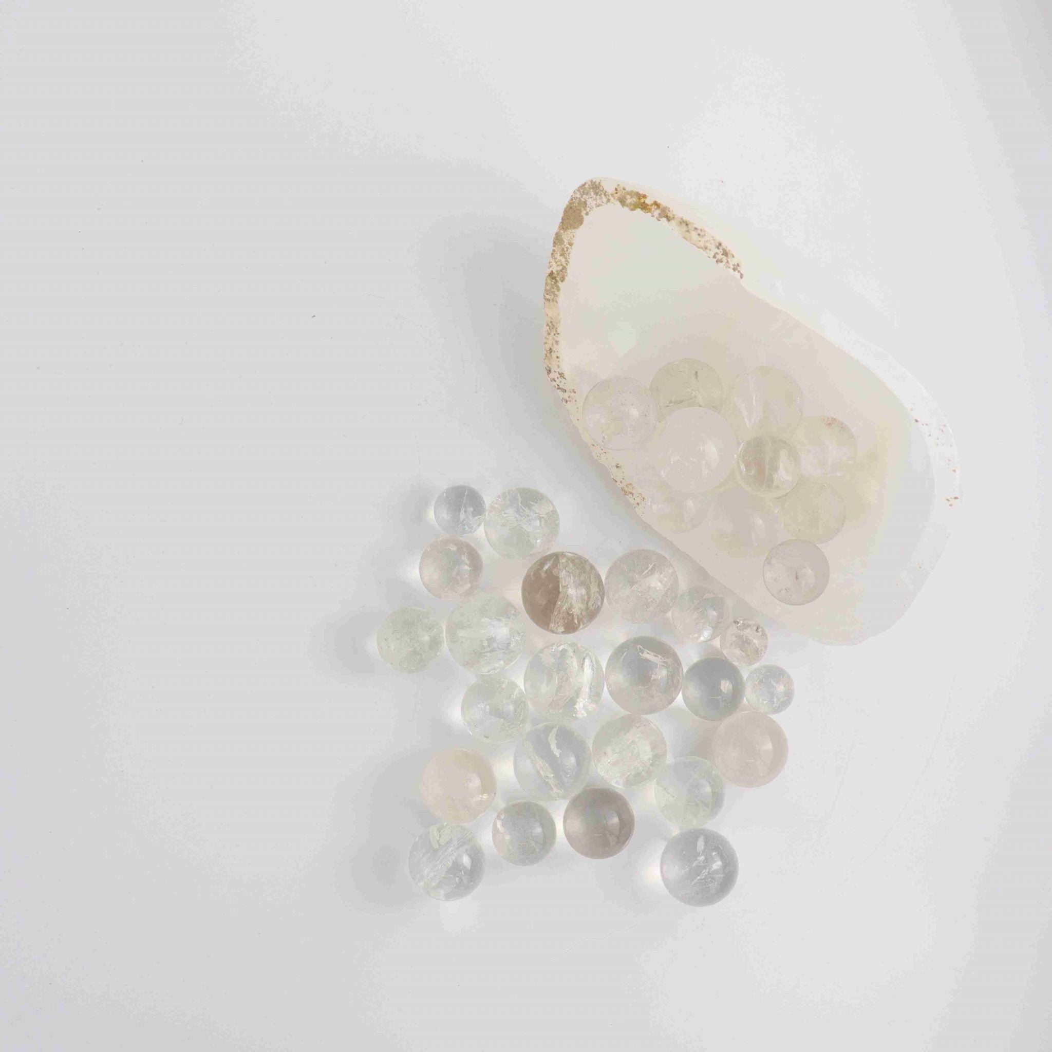 1kg Clear Quartz Mini Spheres | Wholesale Crystals – Mi Esperanza Minerals
