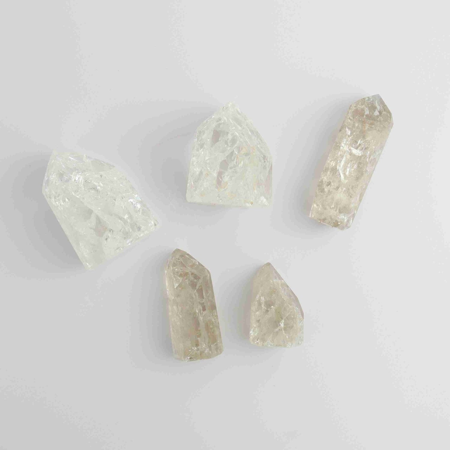 1kg Crackle Quartz Tower - Expert Supplier of Wholesale Crystals & Bulk Gemstones