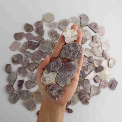 1kg Lepidolite Slices - Expert Vendor of Wholesale Crystals