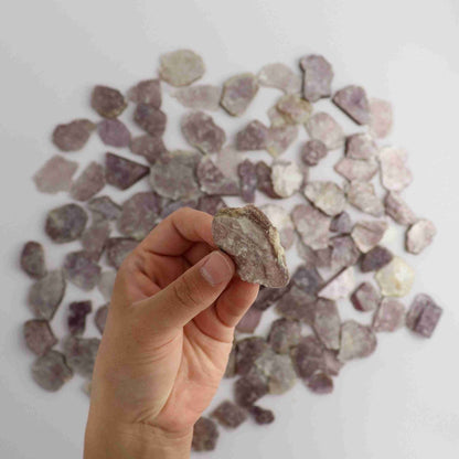 1kg Lepidolite Slices - Expert Vendor of Wholesale Crystals