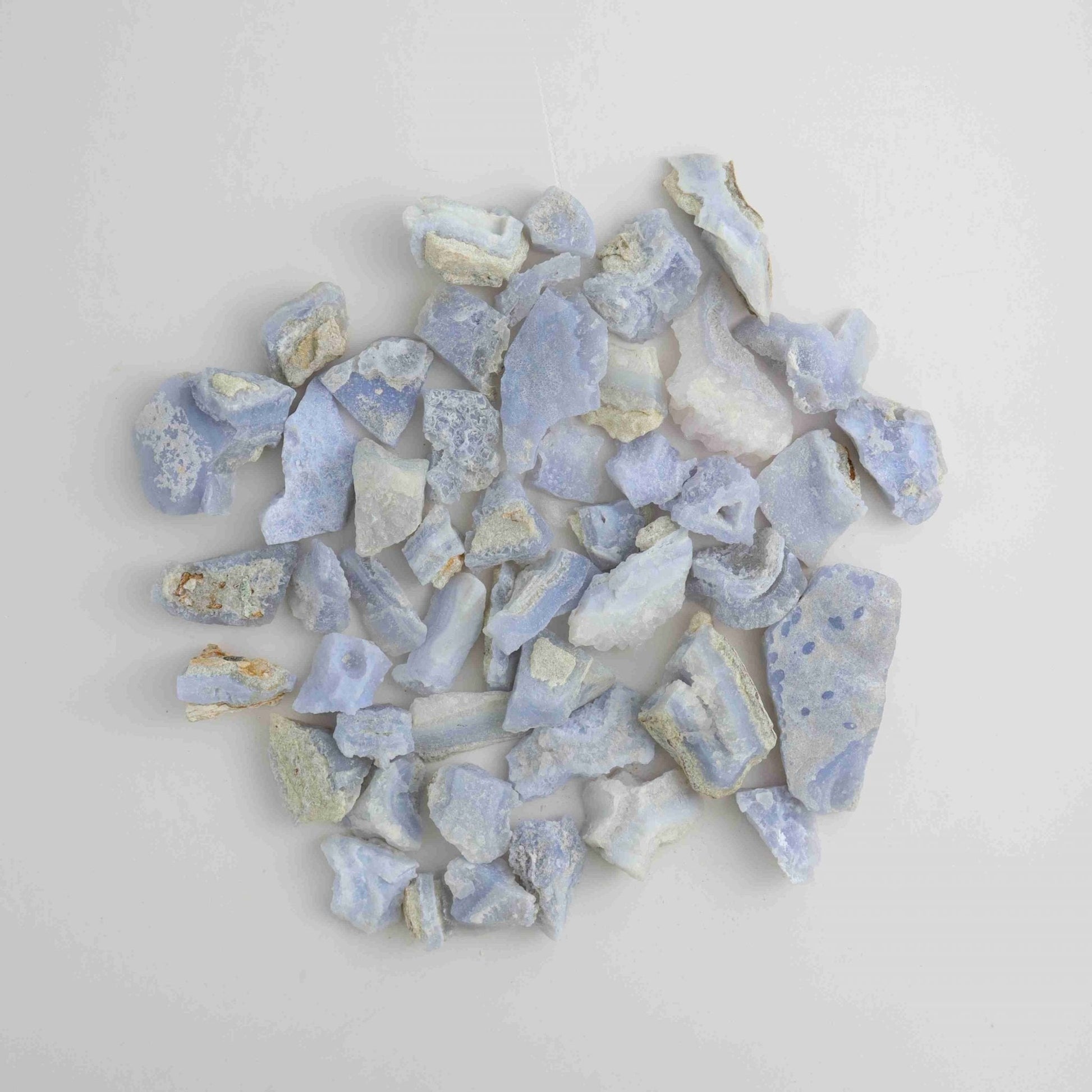 1kg Rough Blue Lace Agate - Expert Supplier of Wholesale Crystals & Bulk Gemstones