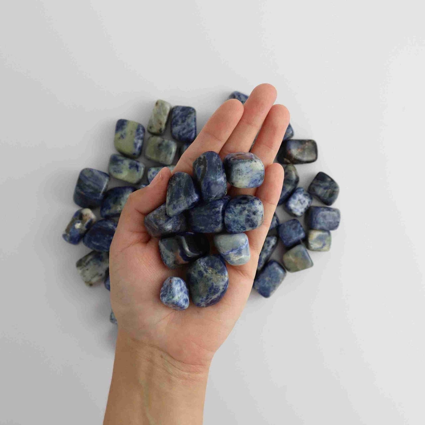 1kg Sodalite Tumbles - Expert Vendor of Wholesale Crystals