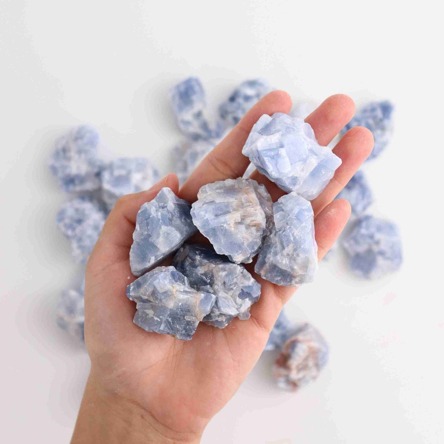 1kg Blue Calcite - Expert Wholesale and Supplier of Wholesale Crystals & Bulk Gemstones, ["Calcite","Mexico","Rough"]