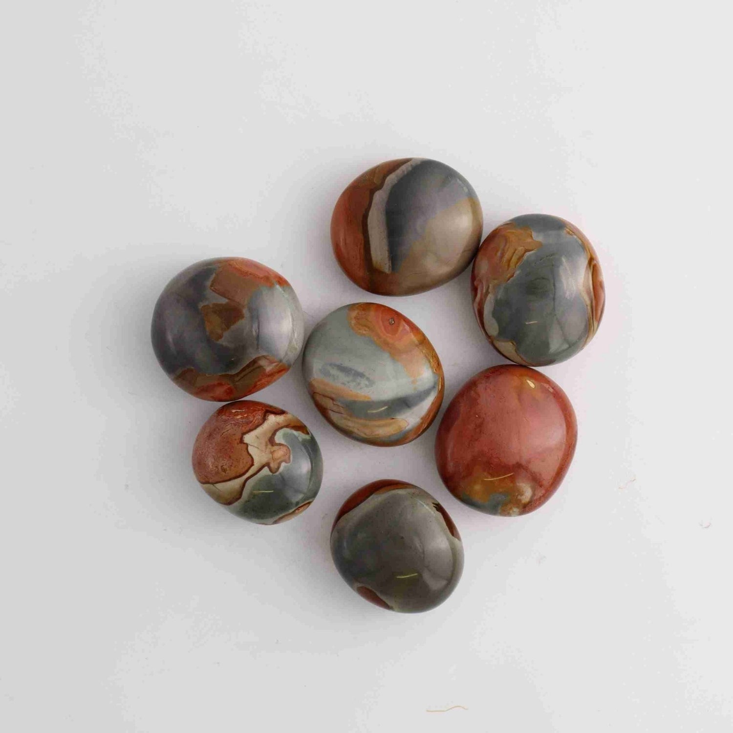 1kg Polychrome Jasper Palm Stones - Expert Supplier of Wholesale Crystals & Bulk Gemstones