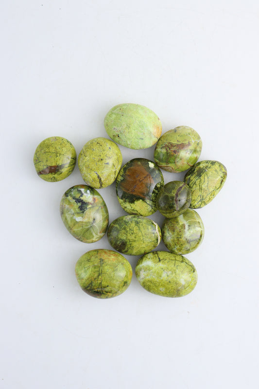 1 Kg Green Opal Small Palm Stones