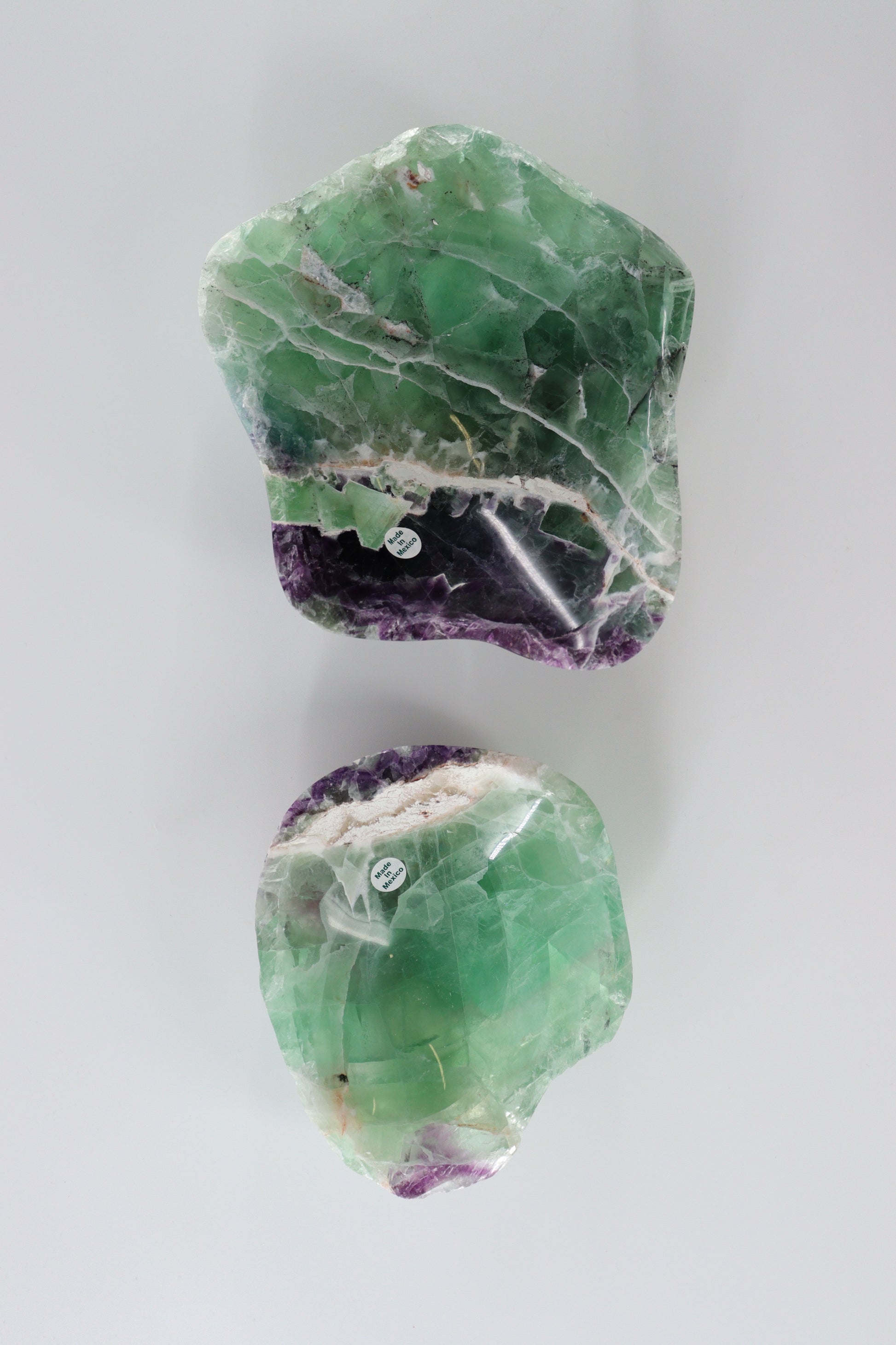 Mexican Fluorite Bowls Set of 2 - Expert Wholesale and Supplier of Wholesale Crystals & Bulk Gemstones, []