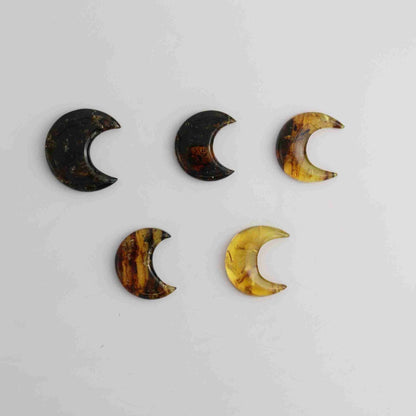 5pc Chiapas Amber Moons - Expert Vendor of Wholesale Crystals