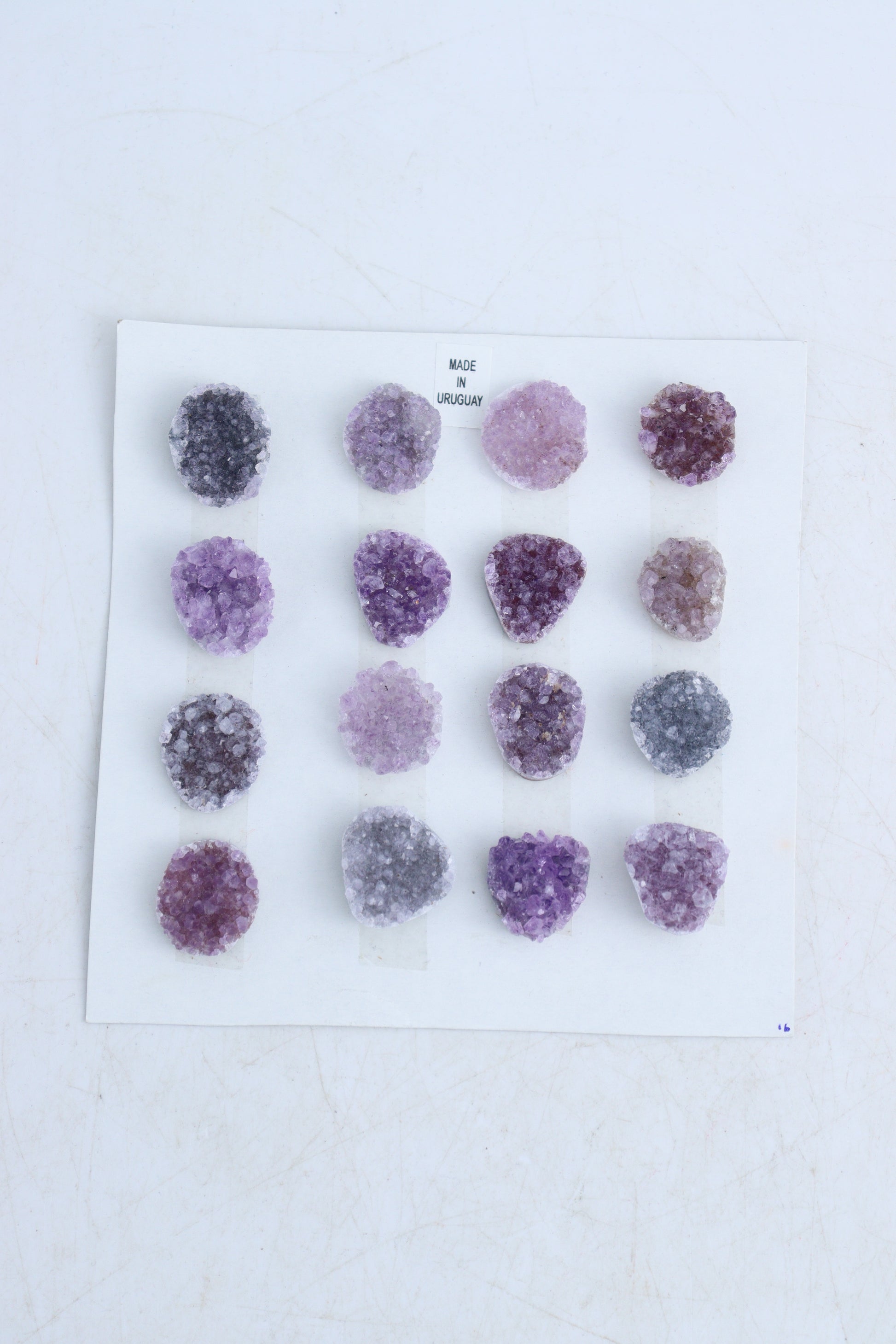 Amethyst Cabs Set of 16 - Expert Supplier of Wholesale Crystals & Bulk Gemstones