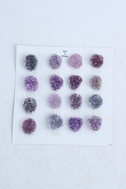 Amethyst Cabs Set of 16 - Expert Supplier of Wholesale Crystals & Bulk Gemstones