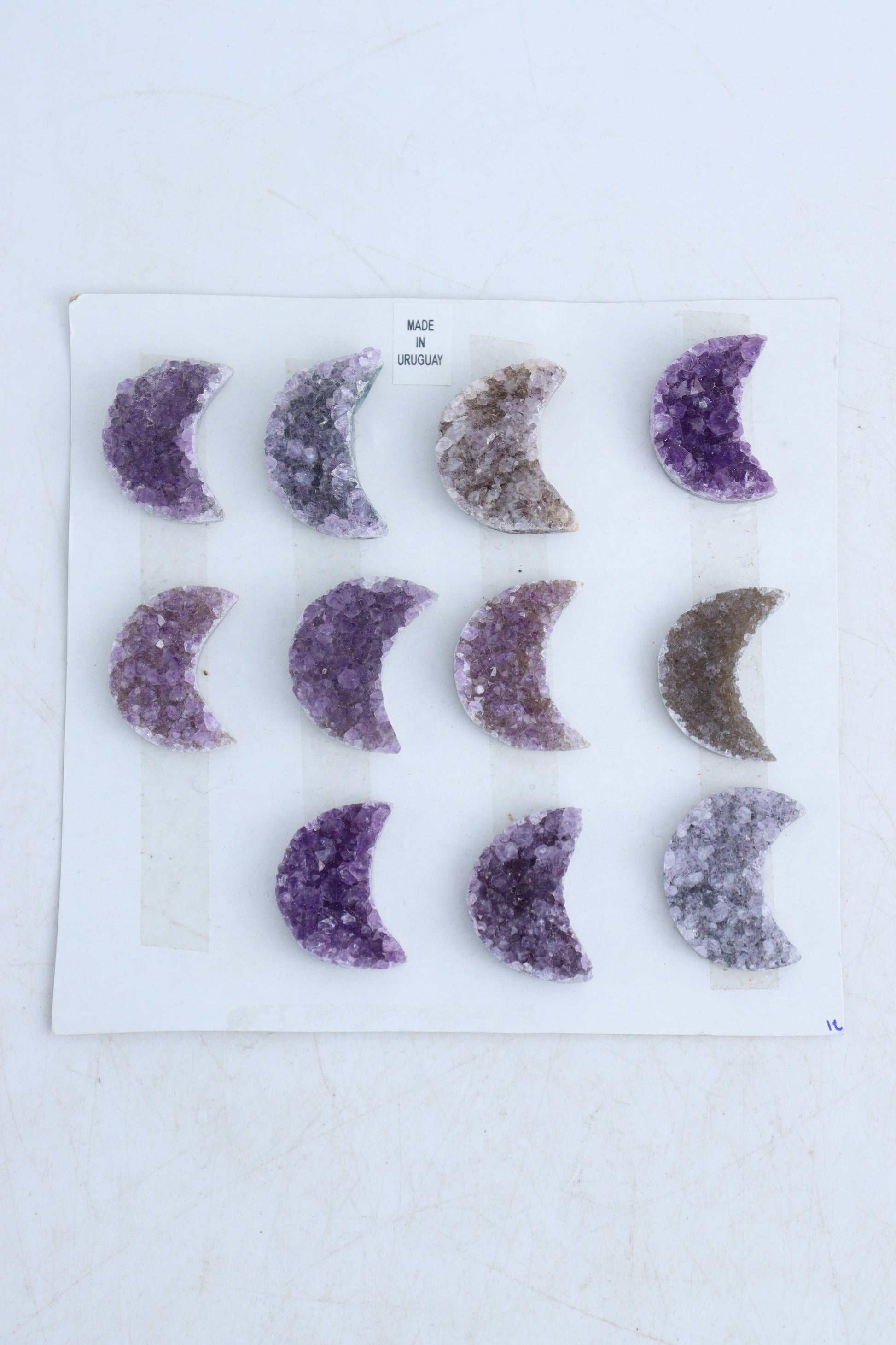Amethyst Moon Cabs Set of 11 - Expert Supplier of Wholesale Crystals & Bulk Gemstones