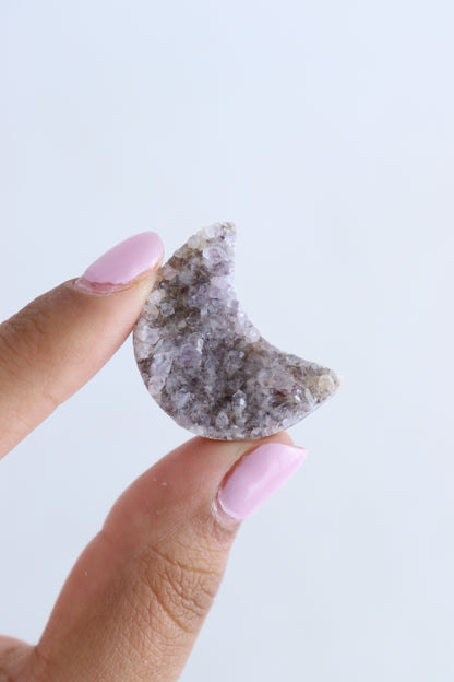 Amethyst Moon Cabs Set of 11 - Expert Supplier of Wholesale Crystals & Bulk Gemstones