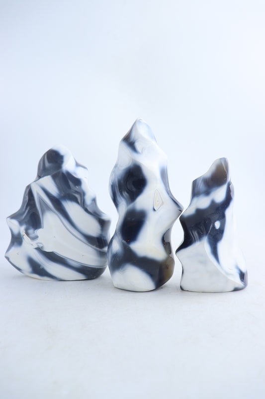 Agate Flame Set of 3