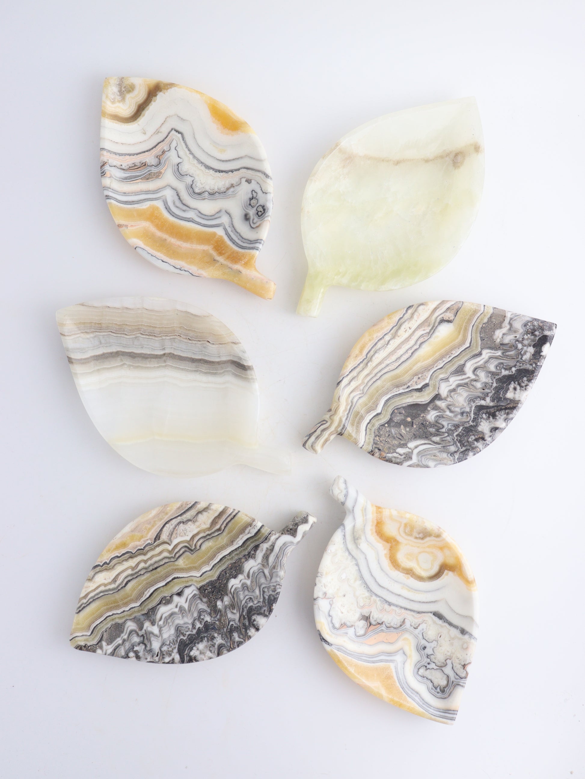 Onyx Leaf Plates - Expert Wholesale and Supplier of Wholesale Crystals & Bulk Gemstones, ["Decorative Dish","Mexico","onyx"]