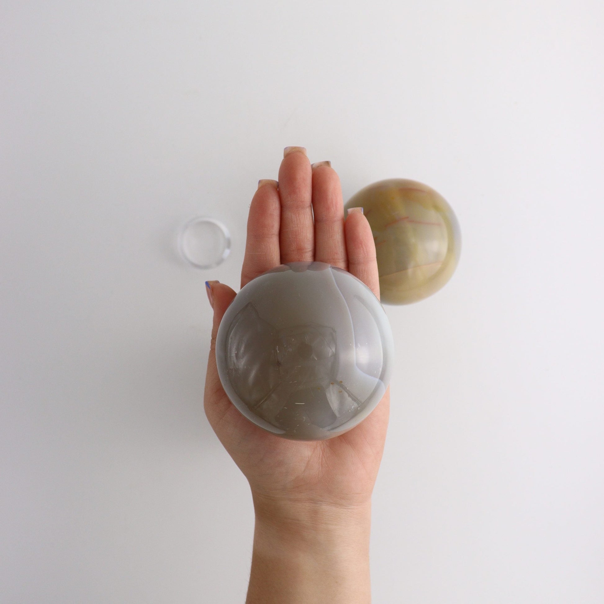 Agate Spheres - Expert Wholesale and Supplier of Wholesale Crystals & Bulk Gemstones, ["Agate","Brazil","close_50","Spheres","You will receive exact pieces shown in the pictures."]