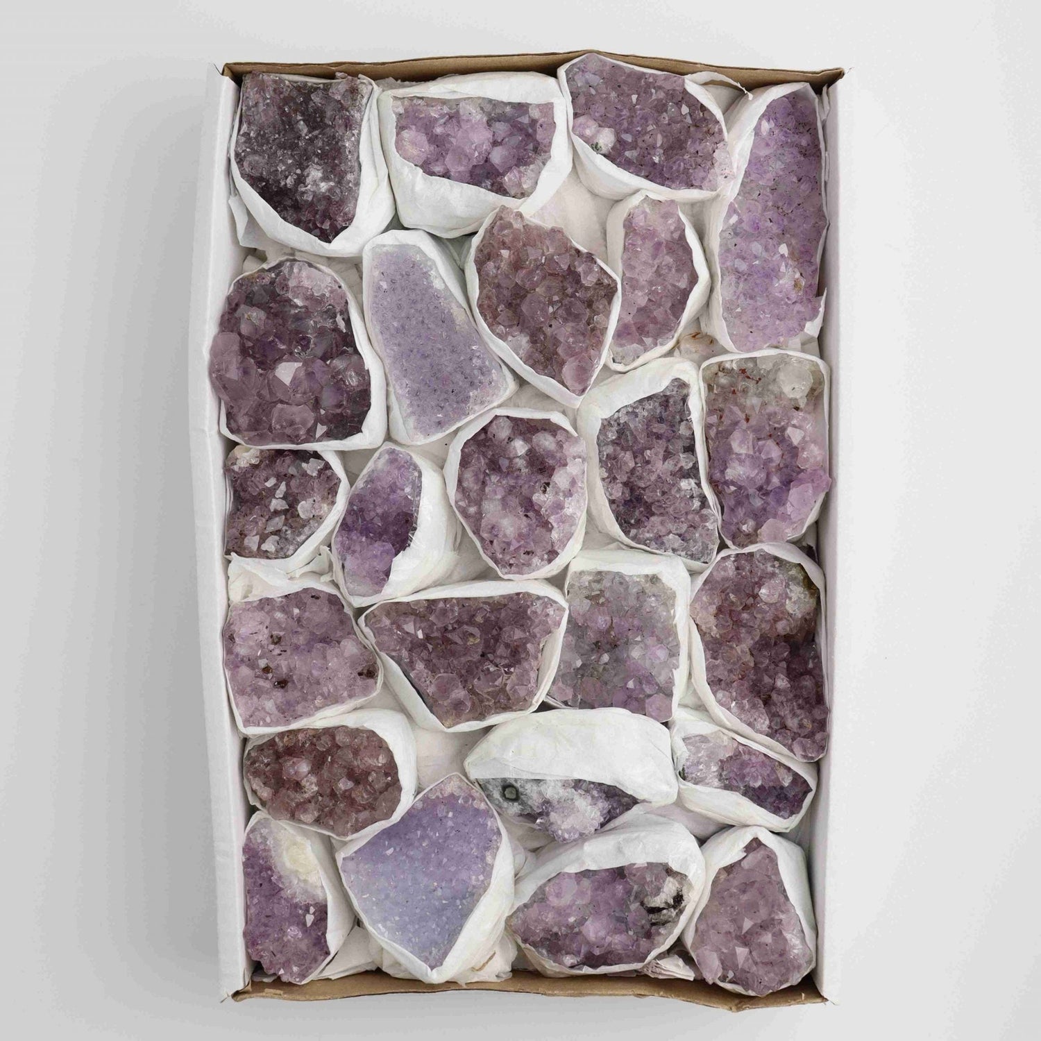 Amethyst Cluster Flat - Expert Supplier of Wholesale Crystals & Bulk Gemstones