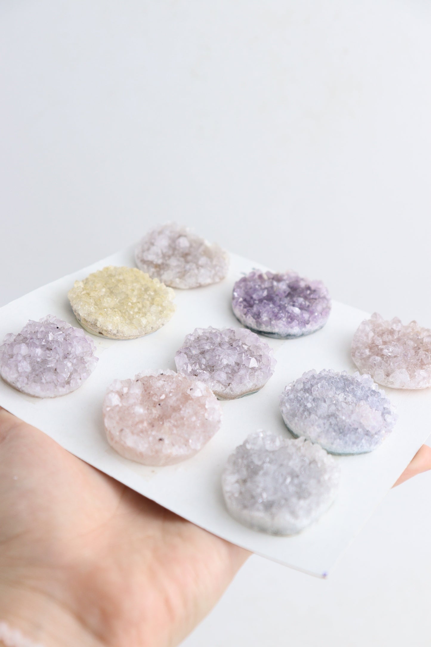 Amethyst Cabs Set of 9 - Expert Supplier of Wholesale Crystals & Bulk Gemstones