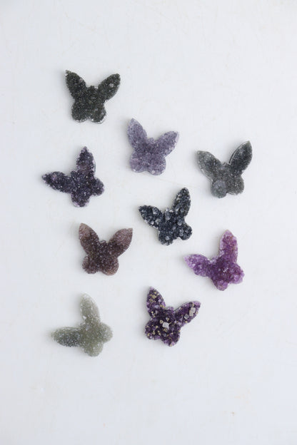 Amethyst Butterfly Cabs - Mi Esperanza Minerals