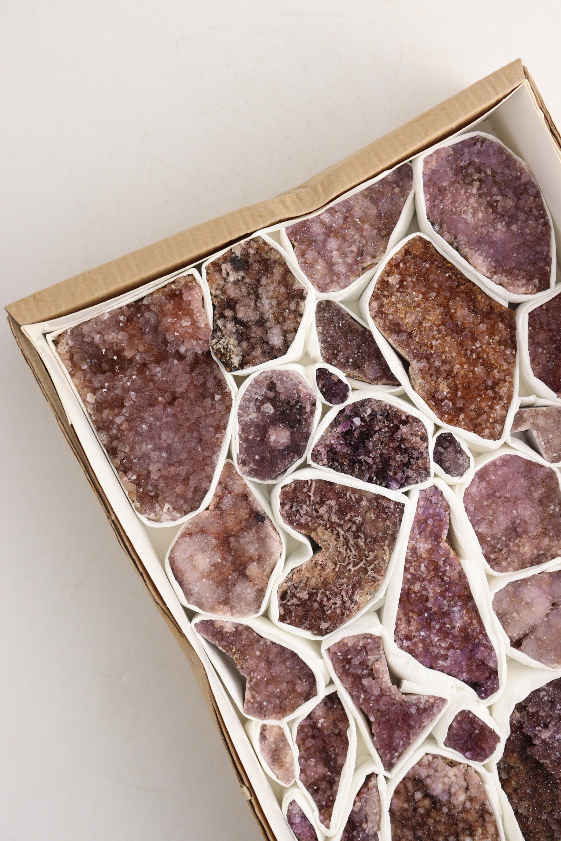 Amethyst Cluster Flat - Mi Esperanza Minerals