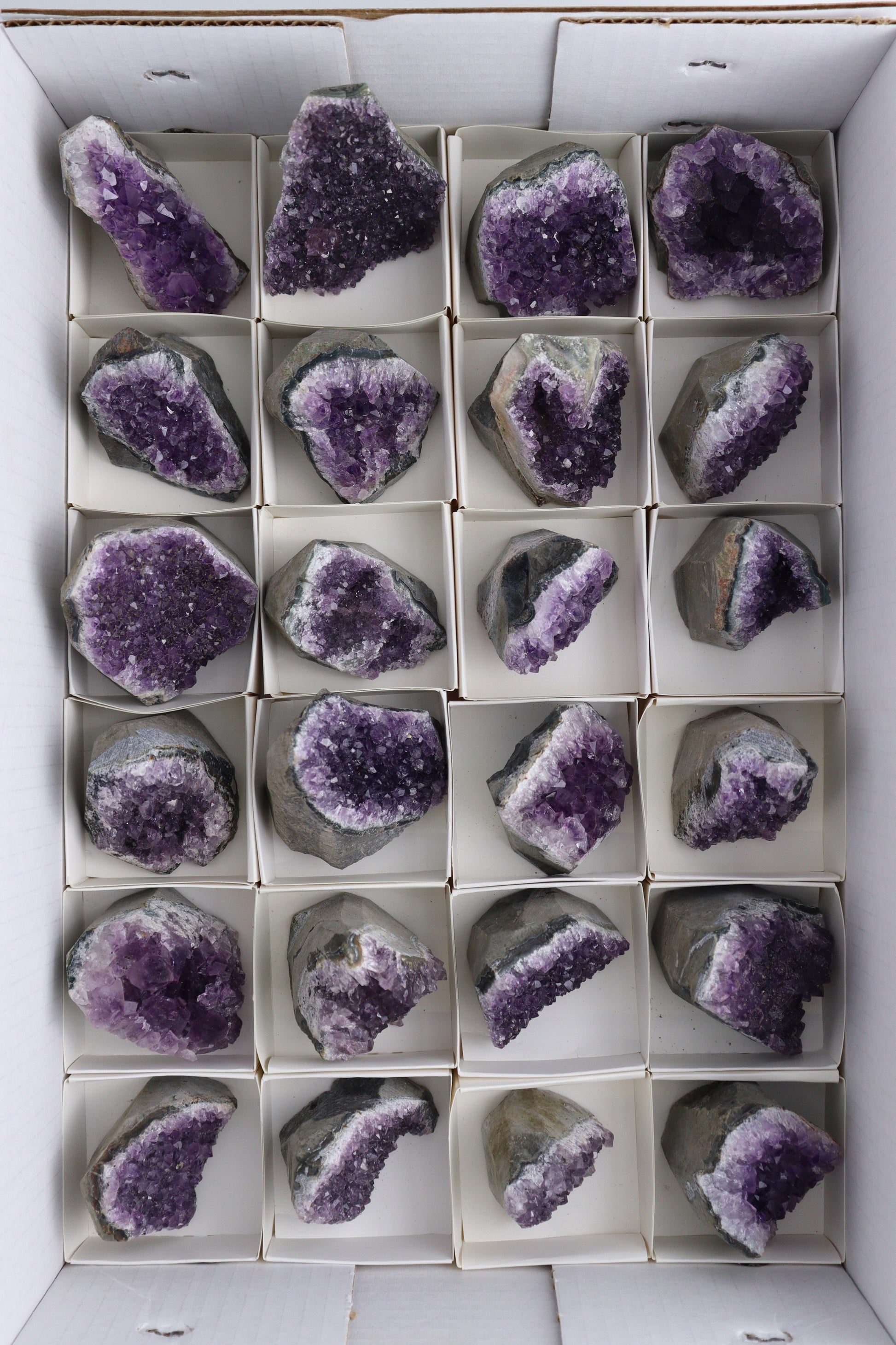 Amethyst Cut Base Flat - Expert Supplier of Wholesale Crystals & Bulk Gemstones