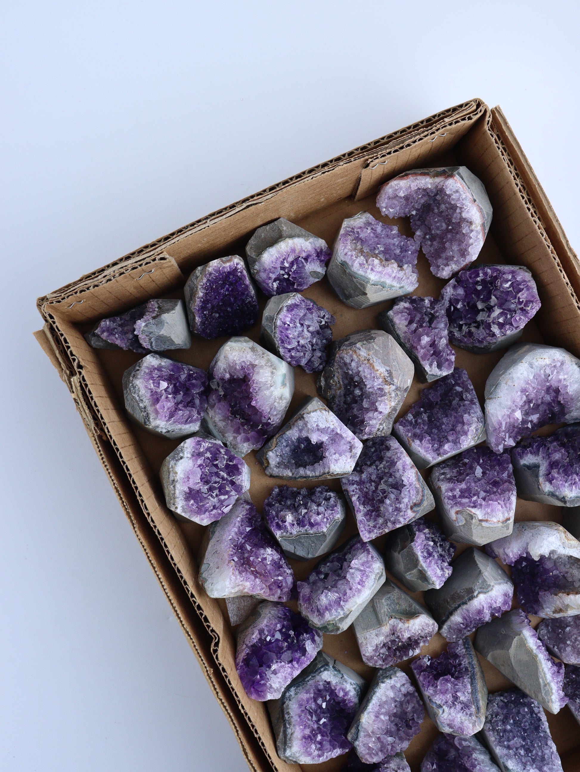 Amethyst Cut Base Flat - Expert Wholesale and Supplier of Wholesale Crystals & Bulk Gemstones, ["Amethyst","Cut Base"]