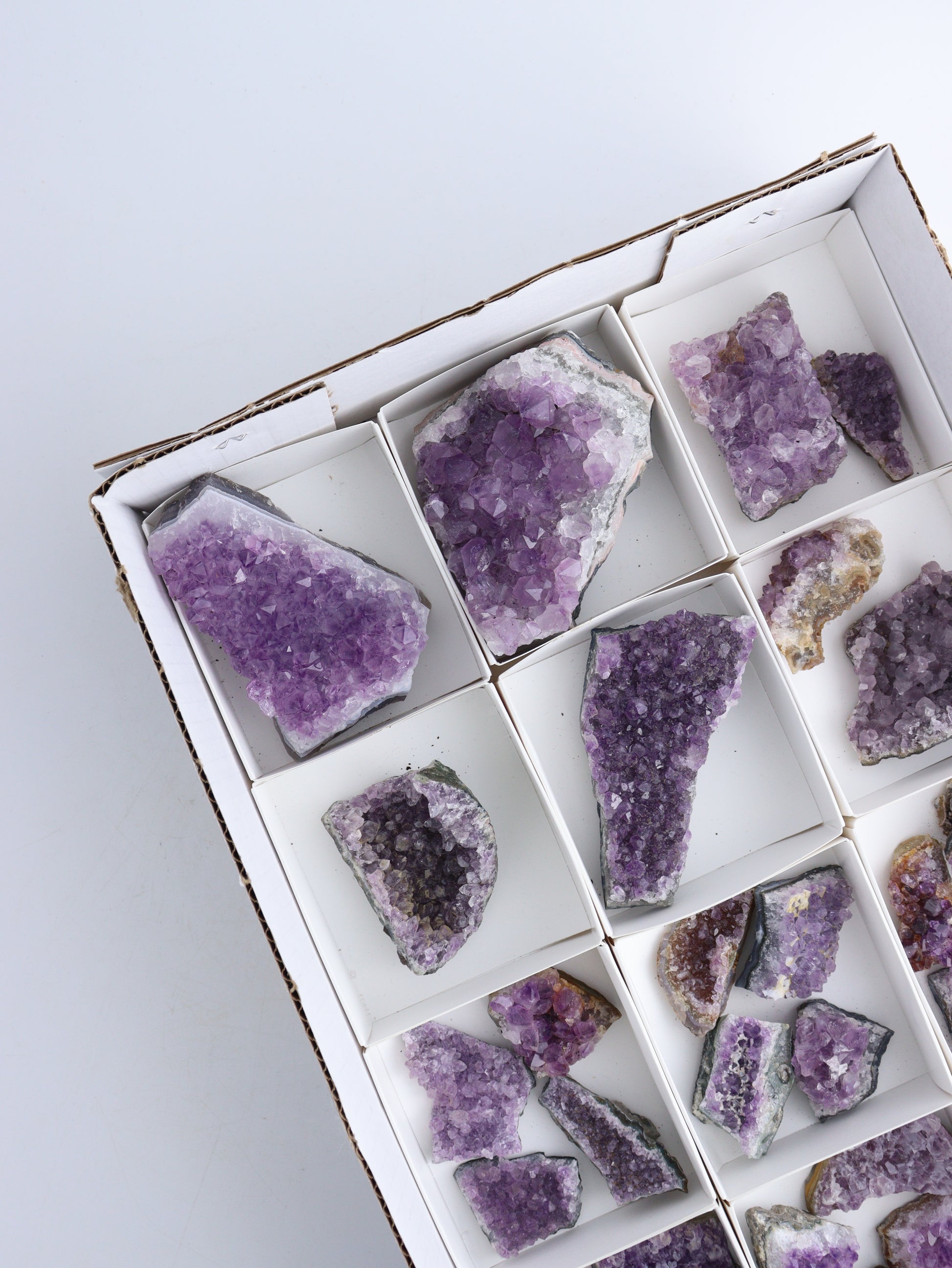 Amethyst Cut Base Flat - Mi Esperanza Minerals