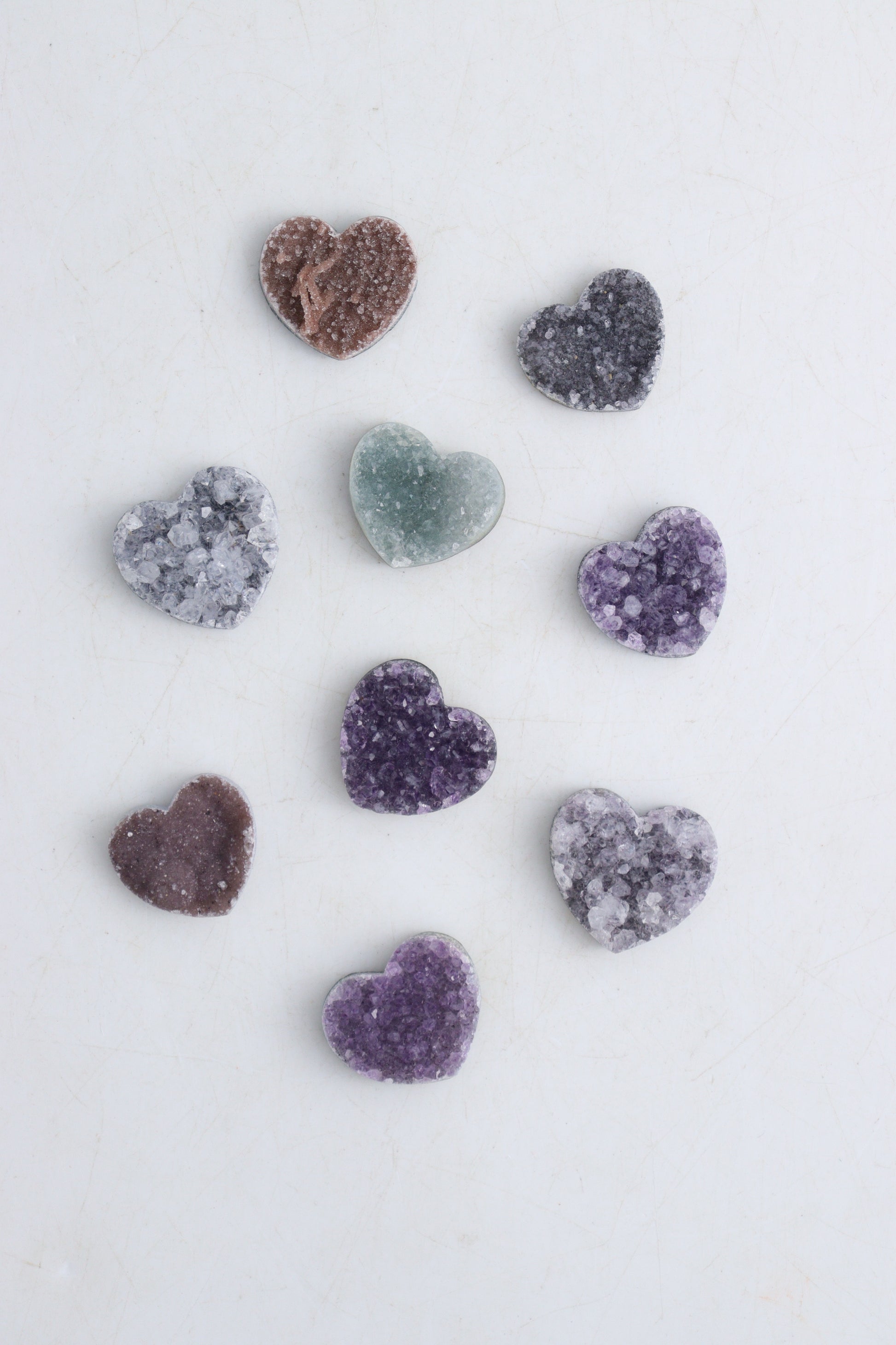 Amethyst Heart Cabs - Expert Supplier of Wholesale Crystals & Bulk Gemstones