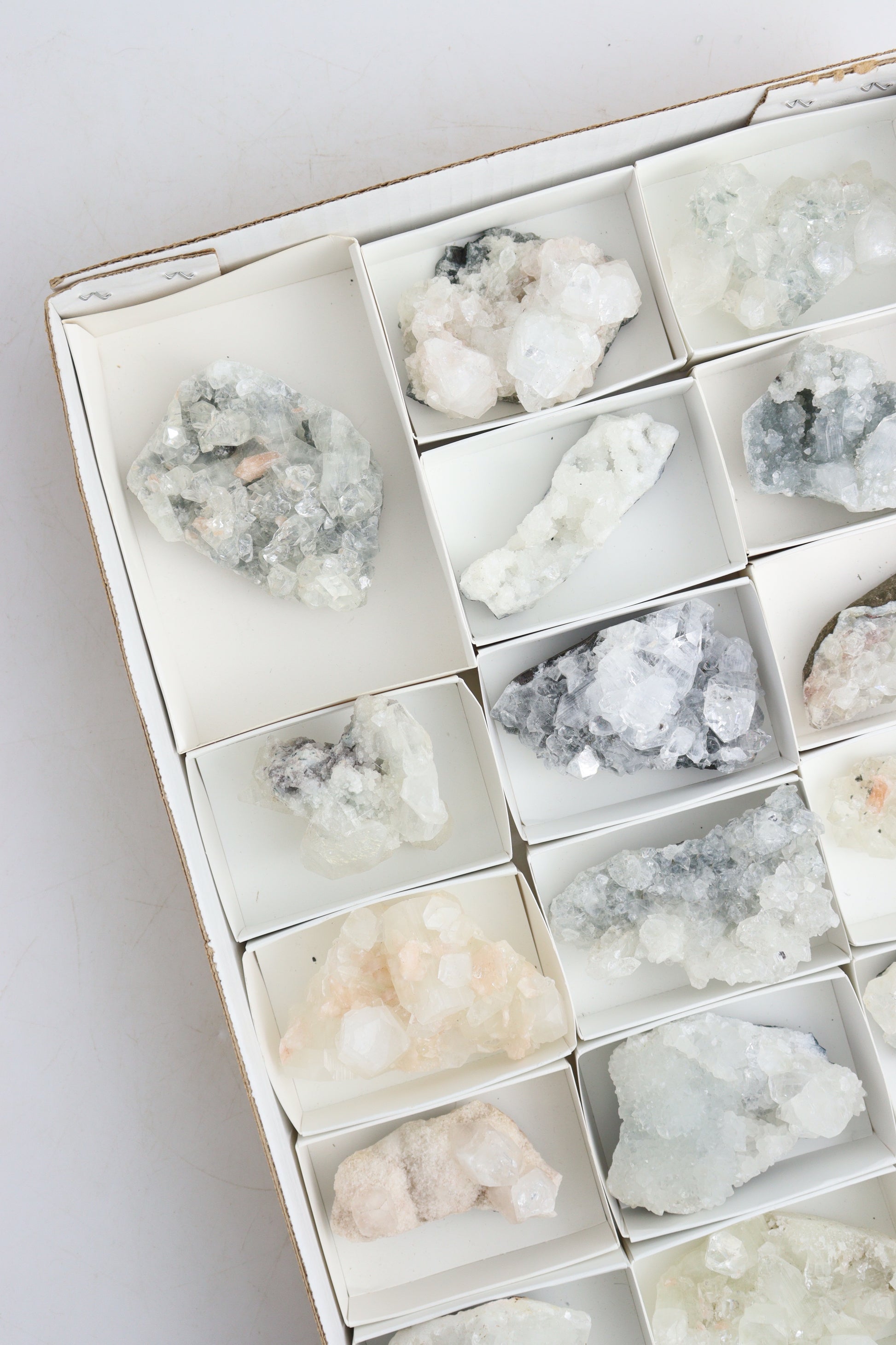 Apophyllite Cluster Flat - Expert Supplier of Wholesale Crystals & Bulk Gemstones