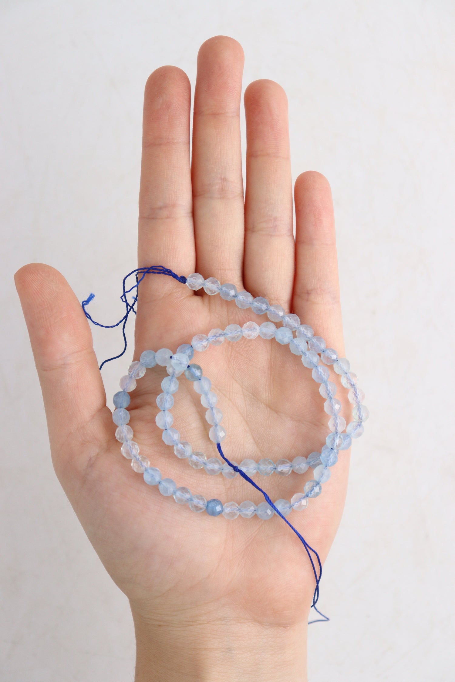 Aquamarine 5 mm Faceted Beads - Expert Wholesale and Supplier of Wholesale Crystals & Bulk Gemstones, ["Aquamarine","beads","Jewelry"]