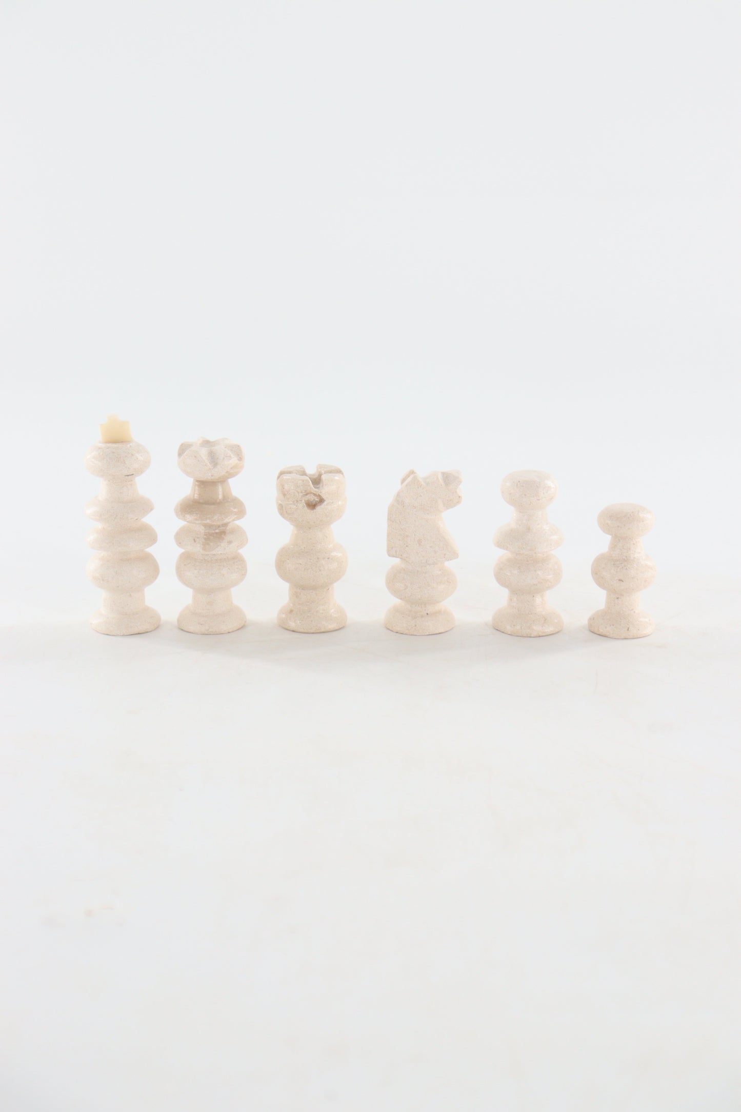 Marble Black and White Chess Set (Large)