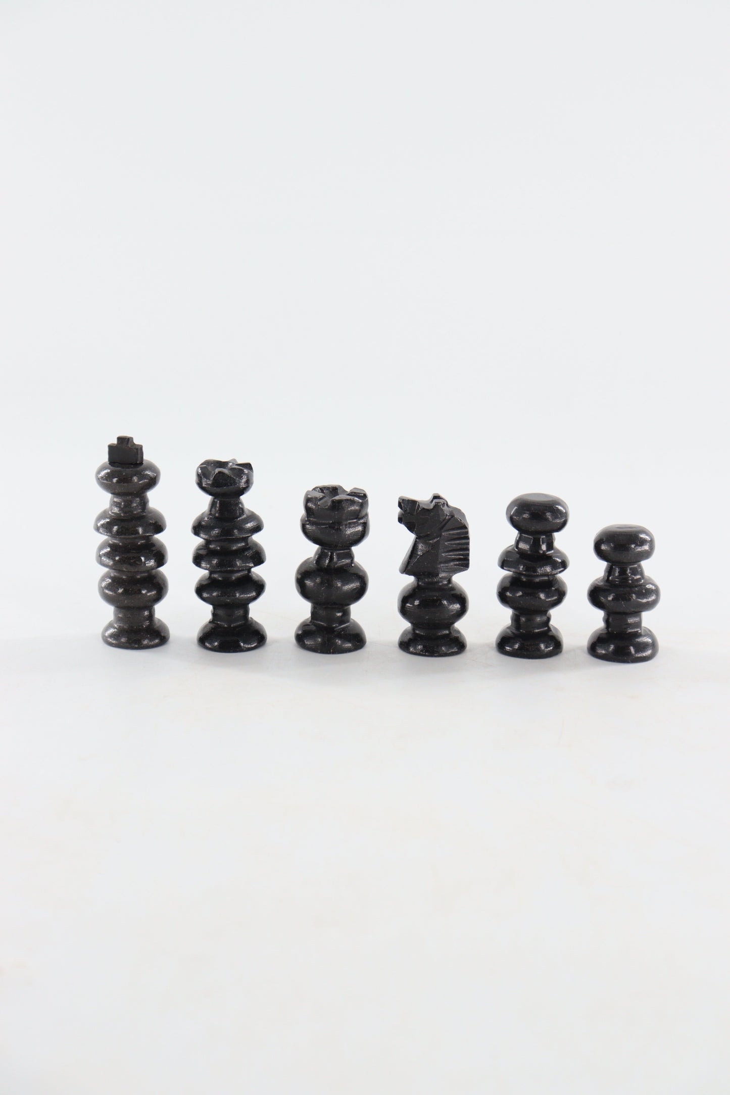 Marble Black and White Chess Set (Large)