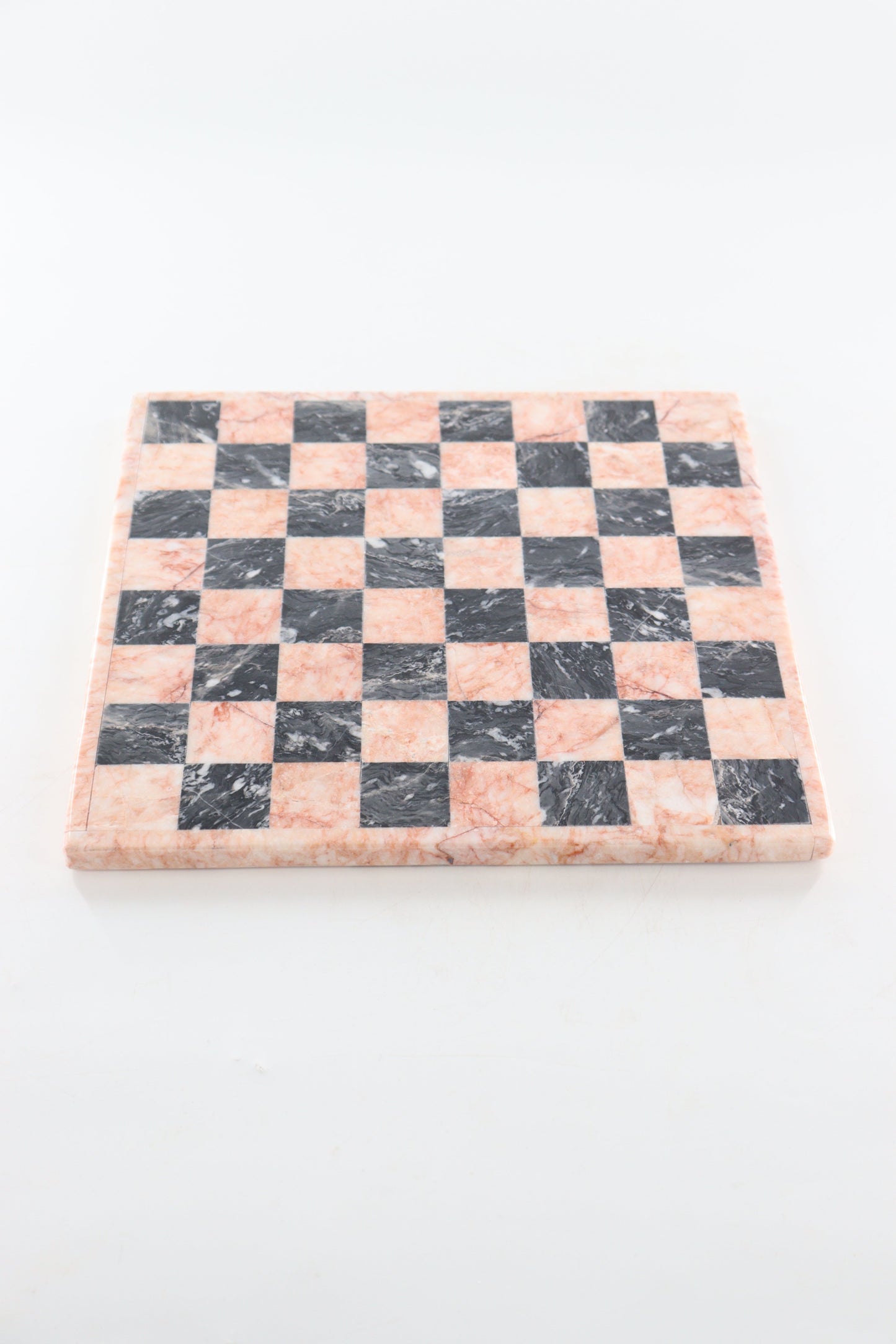 Black and Orange Marble Chess Set (Large)