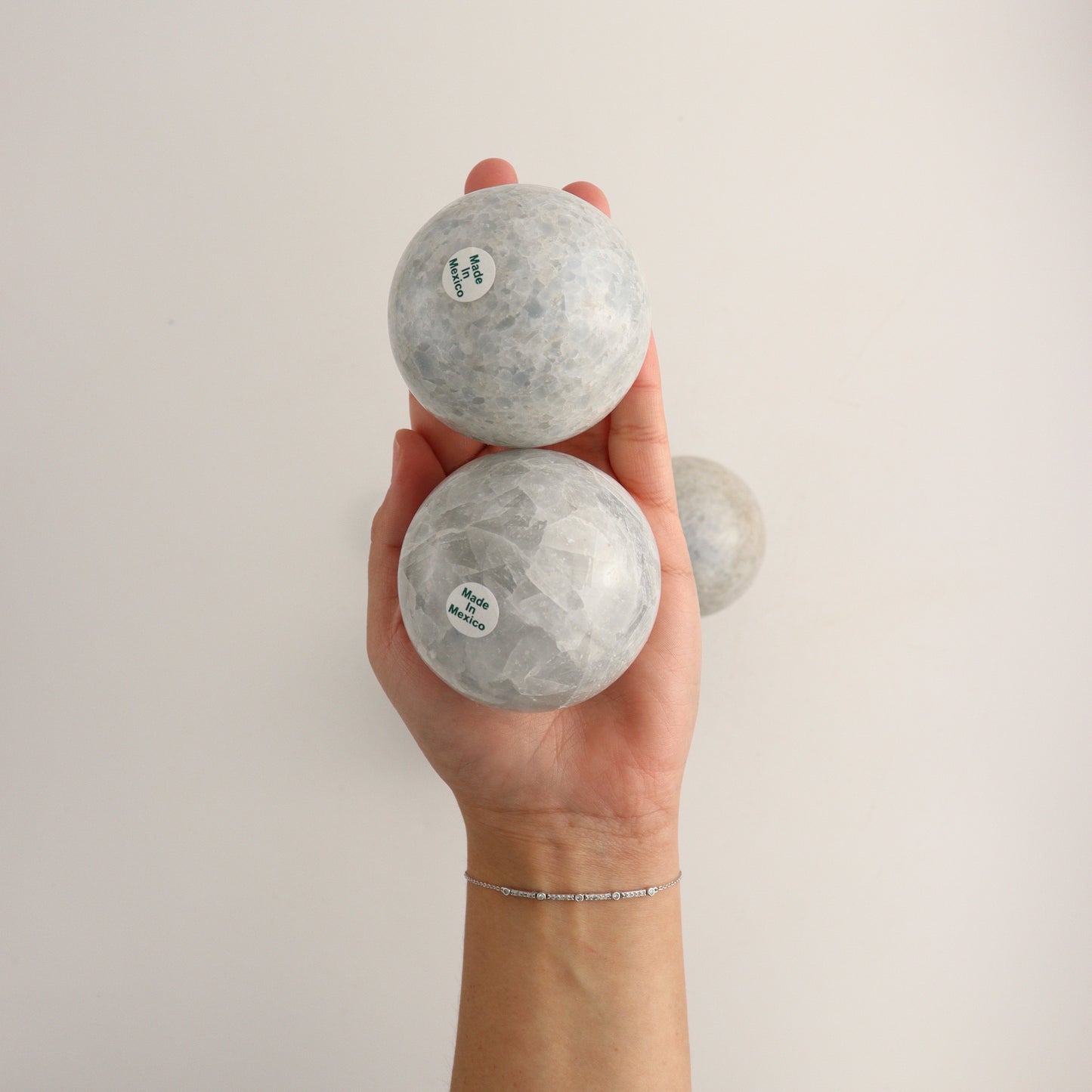Blue Calcite Spheres D - Expert Wholesale and Supplier of Wholesale Crystals & Bulk Gemstones, ["Calcite","Mexico","Spheres"]