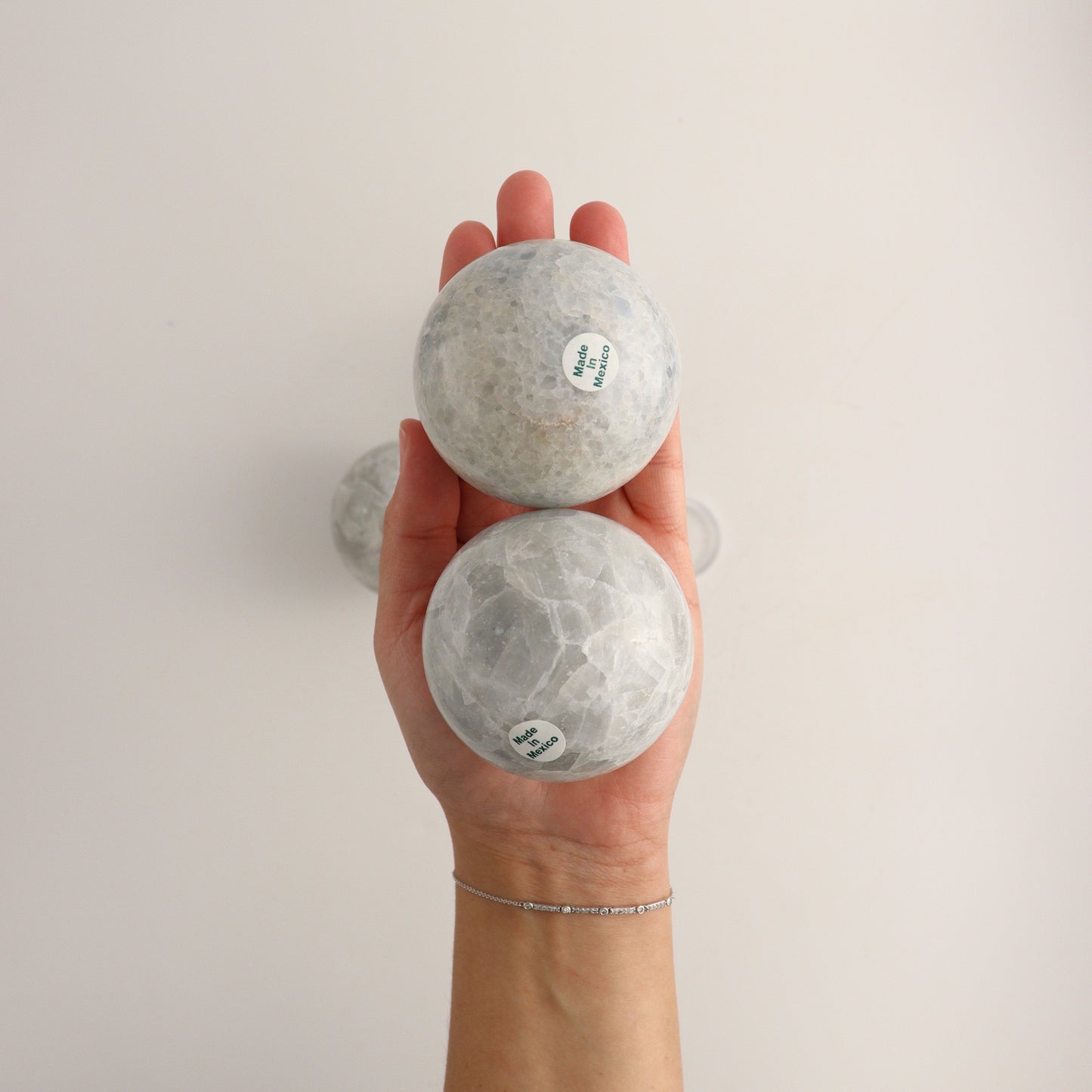 Blue Calcite Spheres D - Expert Wholesale and Supplier of Wholesale Crystals & Bulk Gemstones, ["Calcite","Mexico","Spheres"]