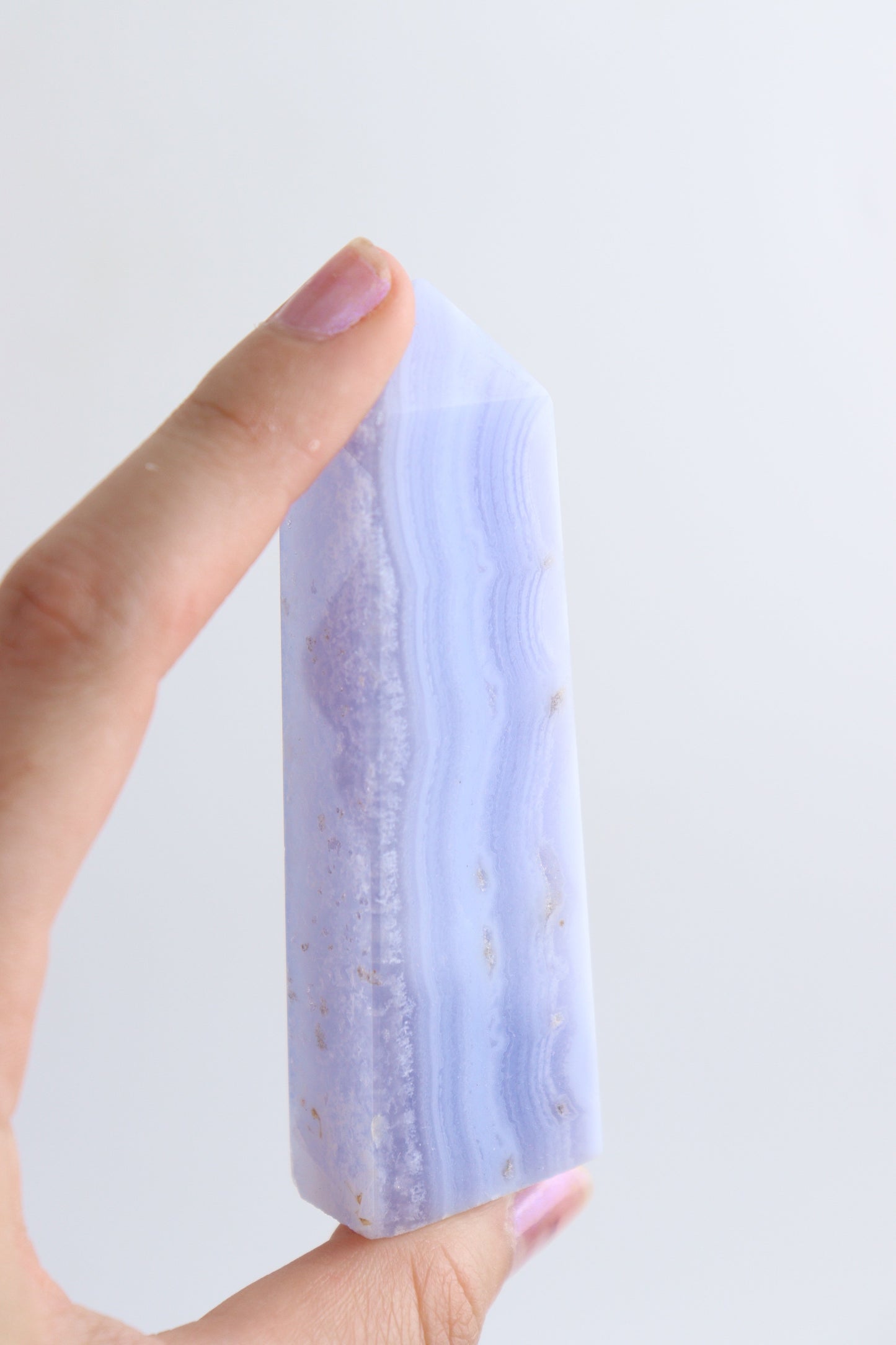 Blue Lace Agate Tower - Expert Supplier of Wholesale Crystals & Bulk Gemstones
