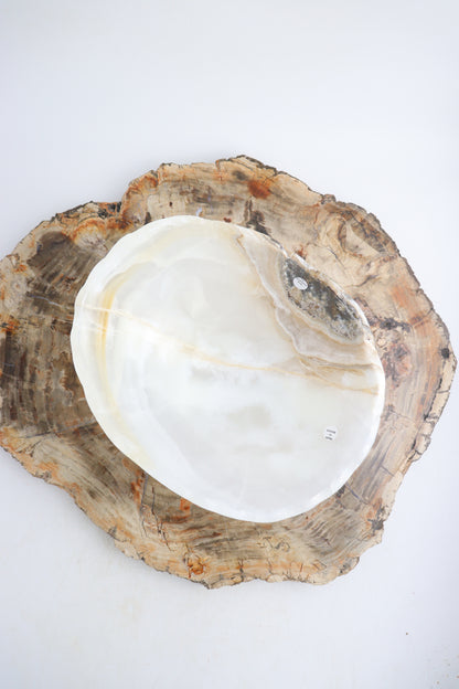 White Onyx Bowl